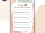 TO DO LIST D'ORGANISATION