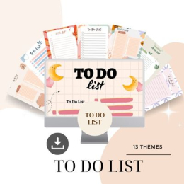 TO DO LIST D'ORGANISATION